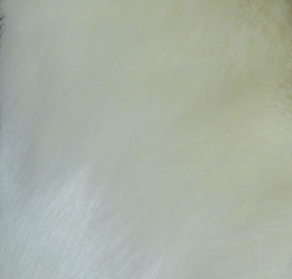Foxy Arctic Fox White Ivory Handmade Luxury Pillow, 20"x36" King