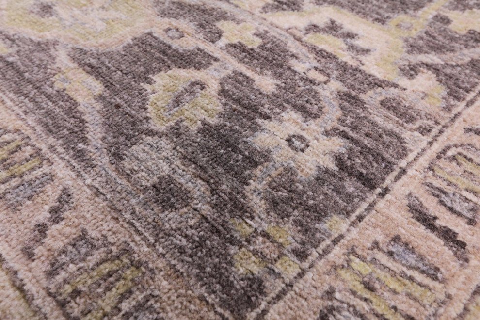 9' 9" X 13' 9" Peshawar Handmade Wool Rug Q9539