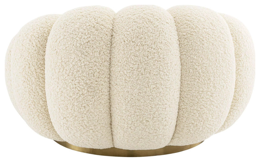 Flower Design Swivel Chair | Eichholtz Mello, White