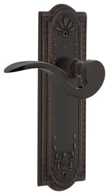 Meadows Plate With Manor Lever, Timeless Bronze, Passage, Non-Handed