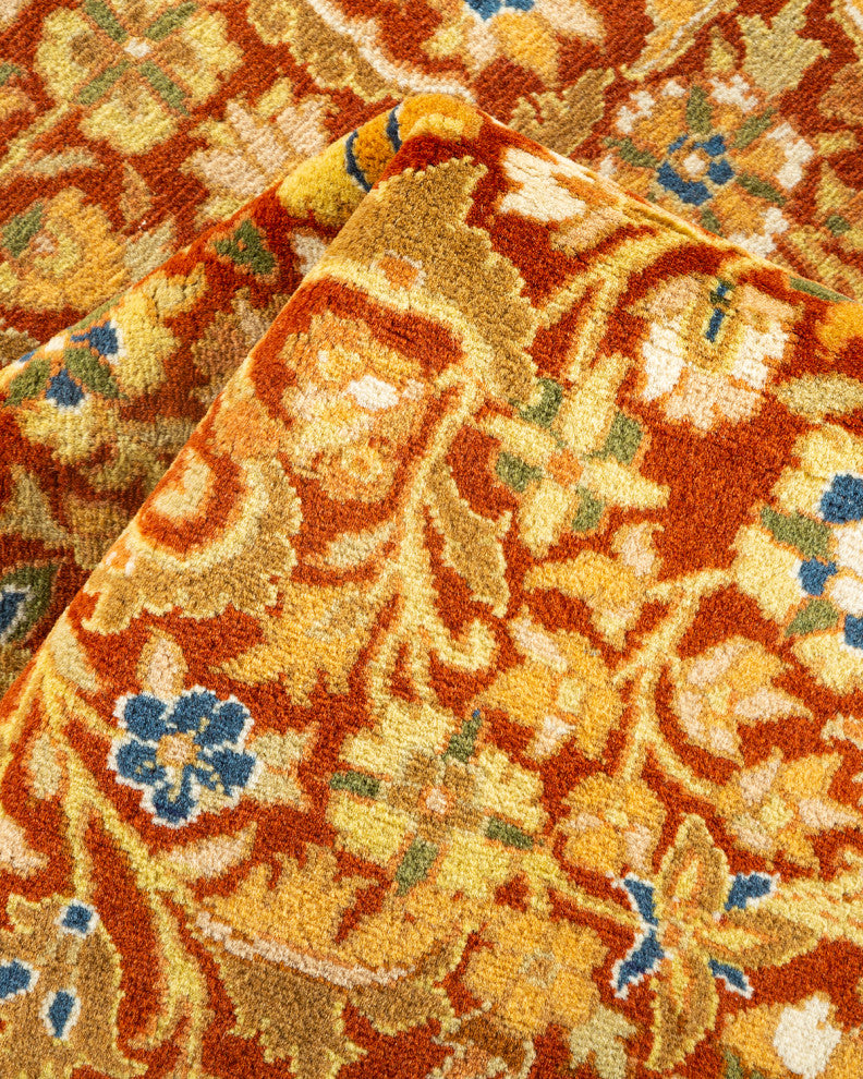 Mogul, One-of-a-Kind Hand-Knotted Area Rug  - Orange, 6' 1" x 8' 10"