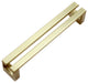 Dowell Series 3137 Handles, 128mm/5" CTC, 10-Pack, Brushed Brass