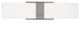 Sea Gull Vandeventer Small LED Bath Vanity Brushed Nickel