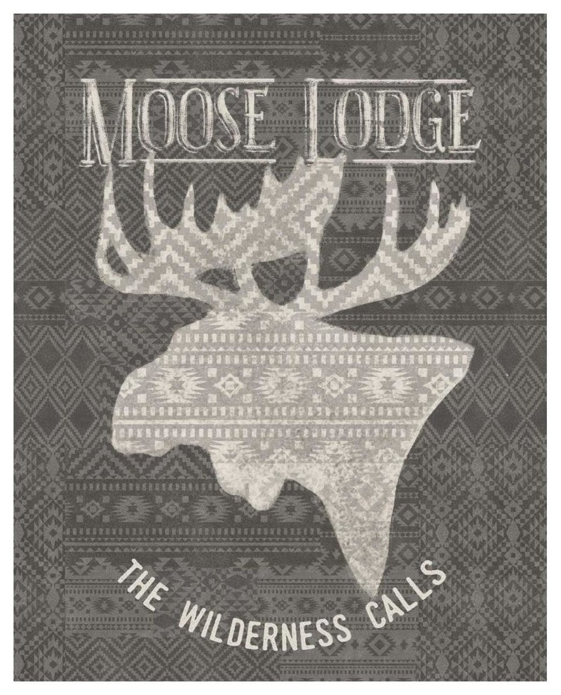 "Soft Lodge V Dark" Digital Paper Print by Janelle Penner, 30"x37"