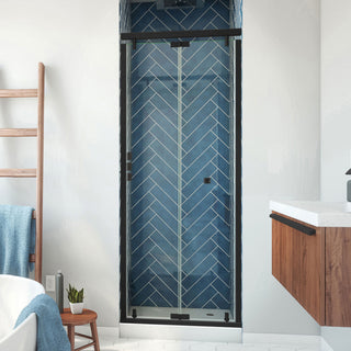 DreamLine Butterfly-S 30-31 1/2x74 Sliding Bi-Fold Shower Door, Satin Black