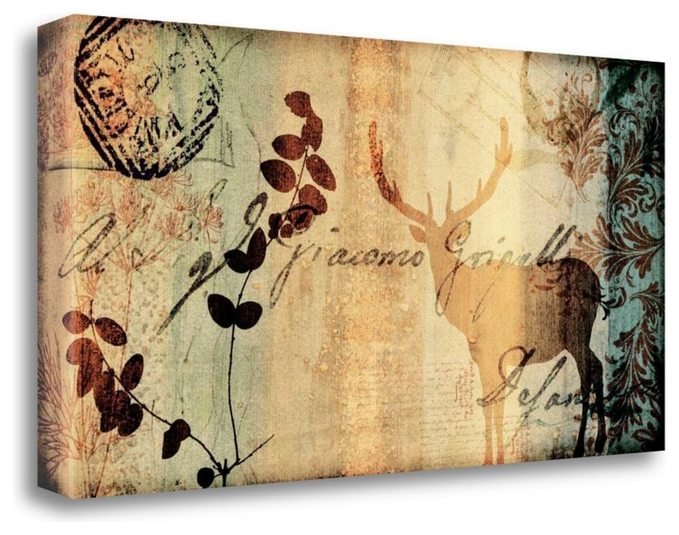 "Letter II" By Fernando Leal, Giclee Print on Gallery Wrap Canvas, Ready to Hang