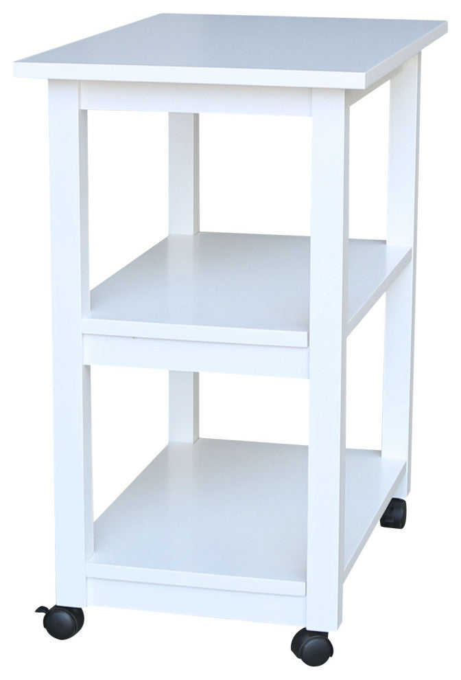 Solid Wood Microwave Cart