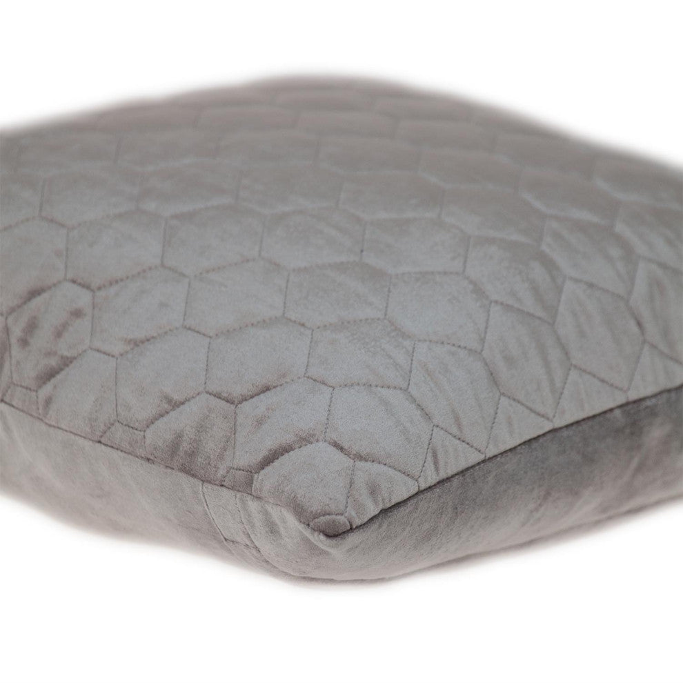 Parkland Collection Bazyli Taupe Throw Pillow, Square
