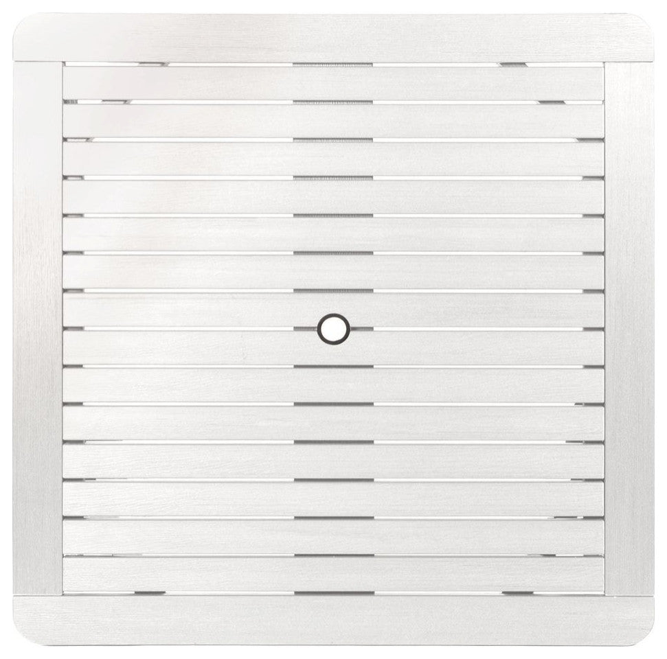 Square Dining Table, White