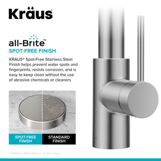 KRAUS Oletto Pull-Down Filter Kitchen Faucet SFS w/ Purita Filtration System