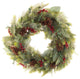 30" Lighted Christmas Wreath, Winter Frost