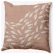 18x18" Escuela Nautical Decorative Indoor Pillow, Mauve