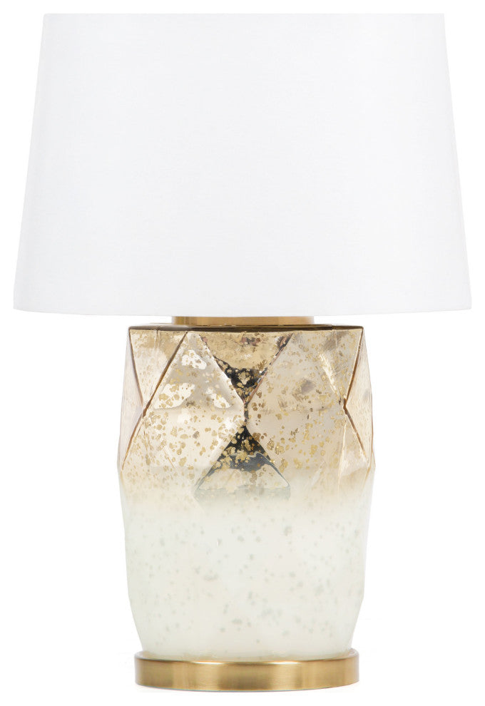 Lavinia 22" Gold Glass Table Lamp