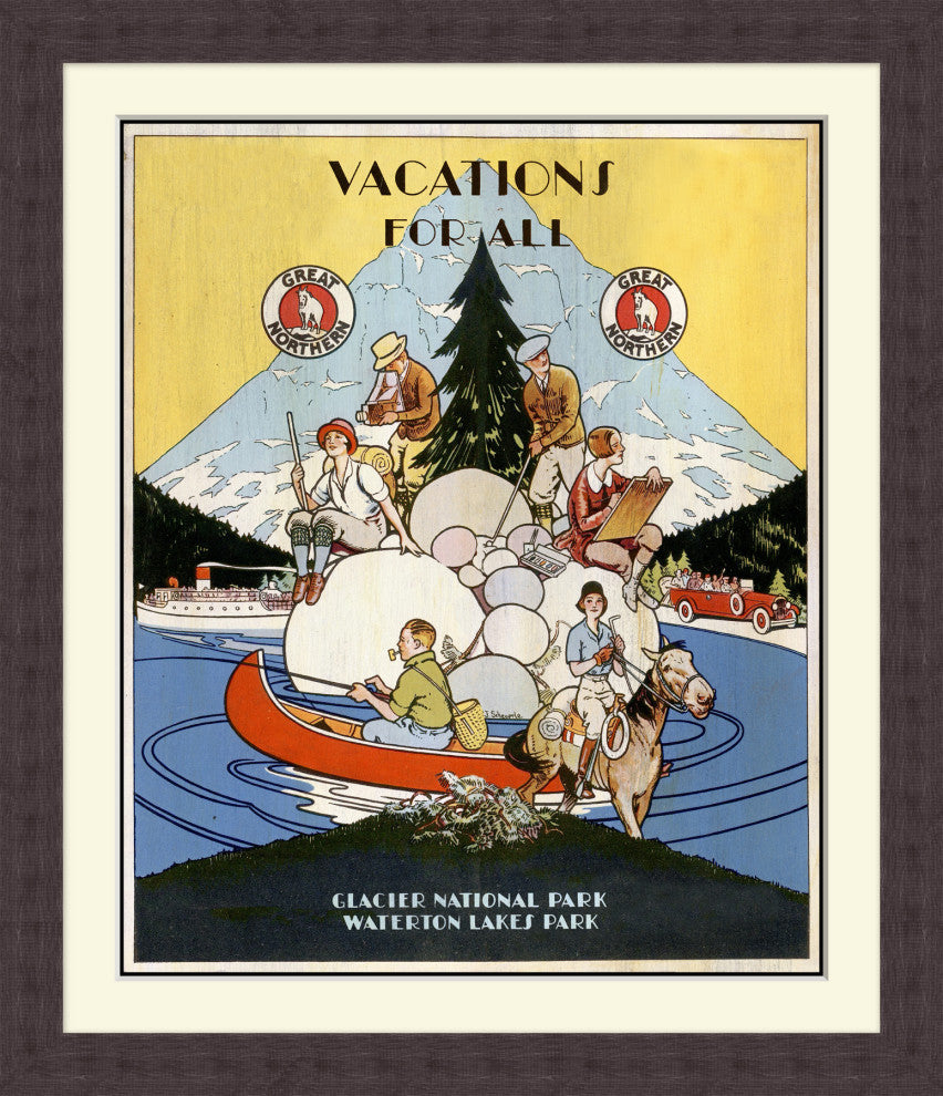 Vacations For All, Giclee Reproduction Artwork