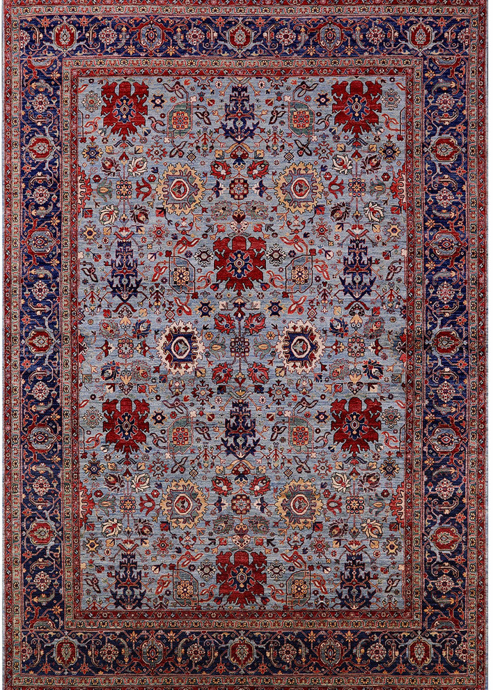 Ahgly Company Indoor Rectangle Mid-Century Modern Area Rugs, 7' x 9'