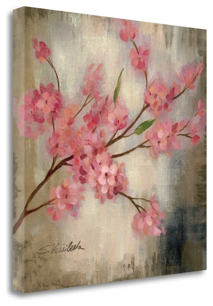 "Cherry Blossom I" By Silvia Vassileva, Giclee Print on Gallery Wrap Canvas