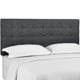 Paisley Tufted Full / Queen Upholstered Linen Fabric Headboard by Modway