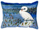 Betsy Drake Mute Swan Small Pillow 12x12