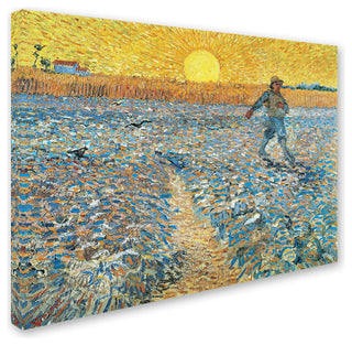 'Sower, 1888' Canvas Art by Vincent van Gogh