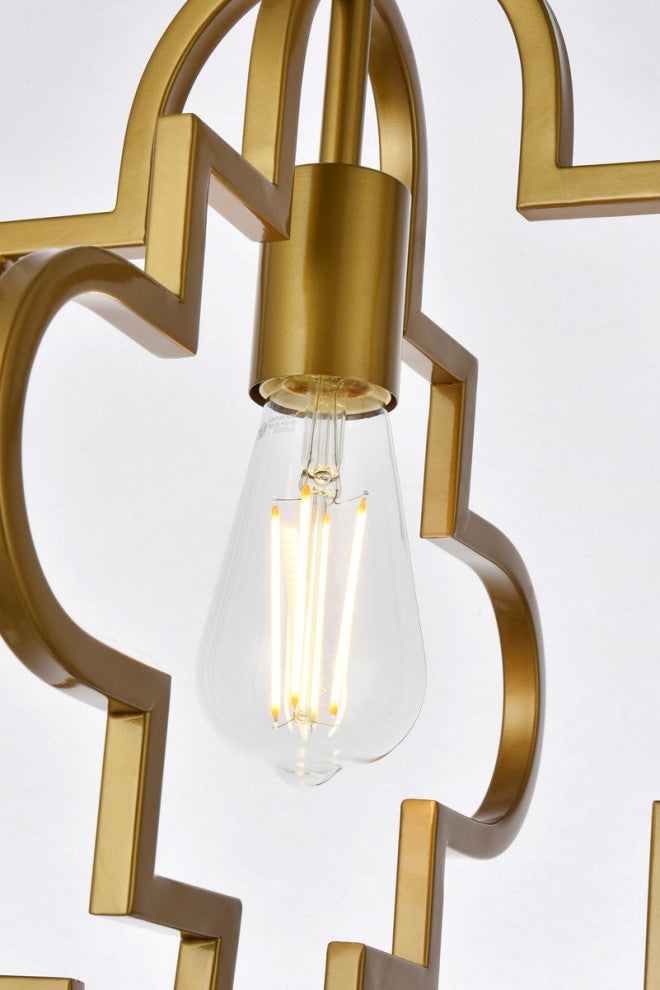 Sophie 1-Light Pendant, Brass