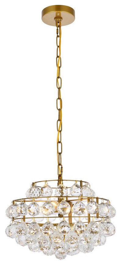 Seren 14" Pendant, Brass