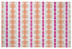 Watercolor Stripe Spring Chenille Rug, Orange-Orchid, 2'x3'