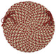 Colonial Mills Chair Pad Burmingham Red Barron Chair Pad