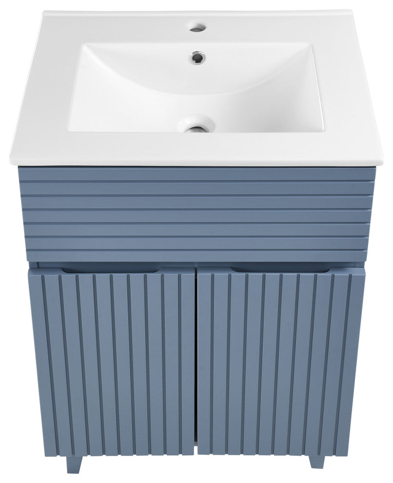 Bernay 24" Bathroom Vanity, Heather