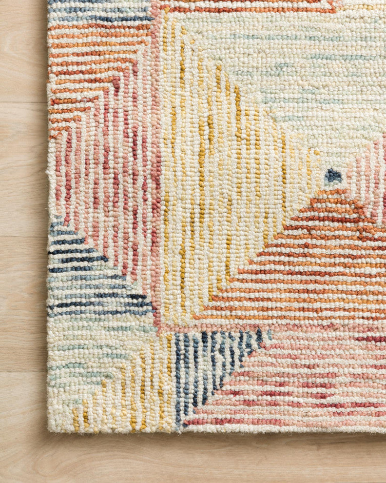 Loloi II Spectrum Area Rug, Ivory/Multi, 2'3"x3'9"