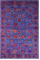 6' 1" X 9' 4" Persian Hand Knotted Wool & Silk Rug - Q15979