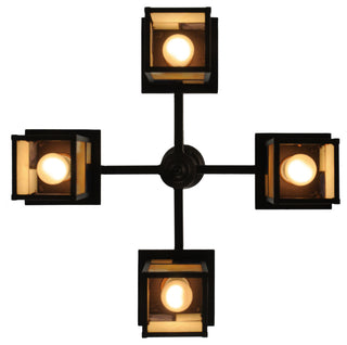 25W Hyde Park T Mission 4 LT Chandelier