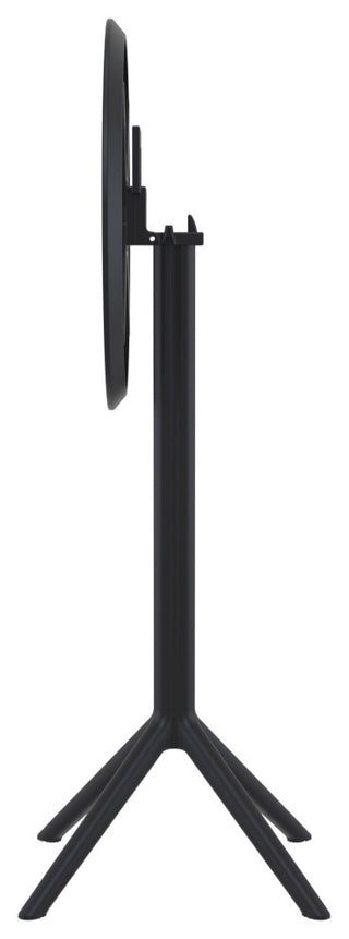 Sky Round Folding Bar Table 24" Black