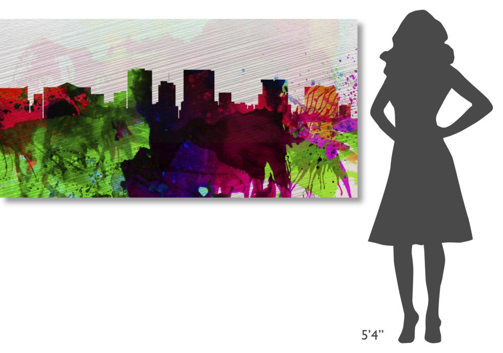 "El Paseo City Skyline" Fine Art Print