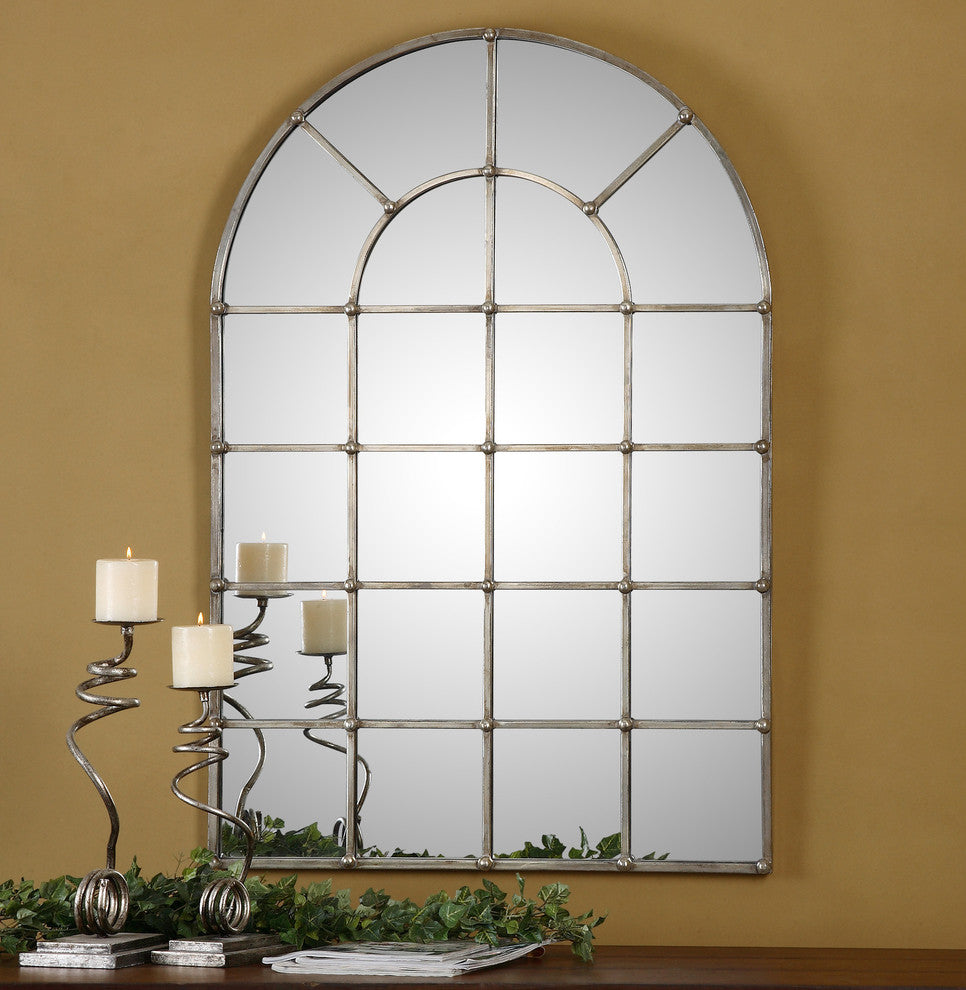 Elegant 44" Palladian Arch Wall Mirror
