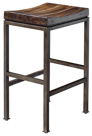 New Uttermost Beck Industrial Bar Stool