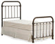 Hillsdale Kirkland Metal Twin Bed With Metal Frame