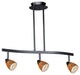 3L Spot Light Pendant Honey Ripple Glass