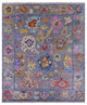 8' 1" X 9' 11" Turkish Oushak Hand-Knotted Wool Rug - Q14835
