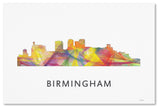 'Birmingham Alabama Skyline Wb-1' Canvas Art, 32x22