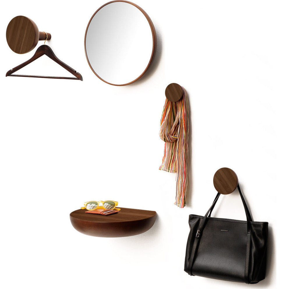 Nomon Welcome L Hook | Walnut
