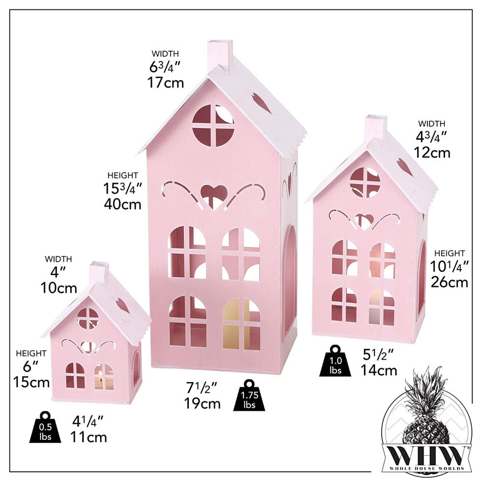 Pop Pink Candle Lanterns