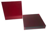 Lucite Coaster, Red, 4-Piece Set