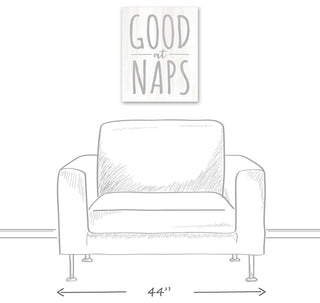 Good At Naps 16x20 Canvas Wall Art