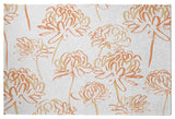 Blossom Bouquet Rug, Orange, 3'x5'
