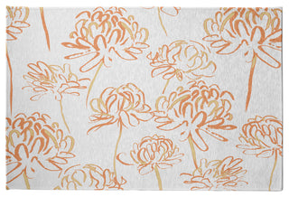 Blossom Bouquet Rug, Orange, 3'x5'
