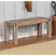 Woodstock Acacia Wood with Metal Inset 40" Bench