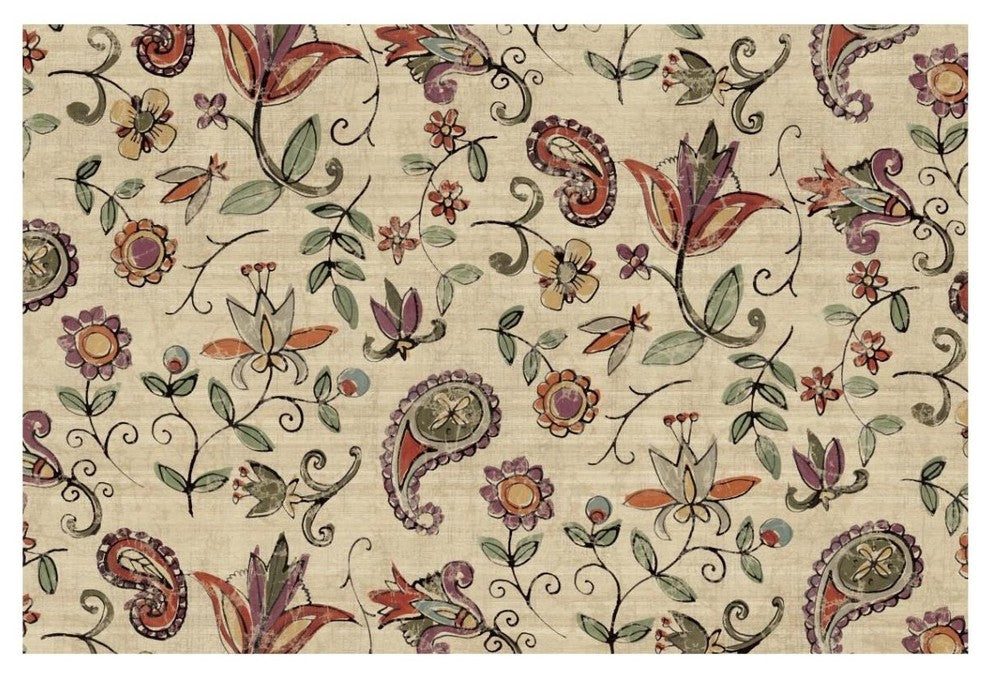 "Pretty Paisley I" Digital Paper Print by Anne Tavoletti, 20"x14"