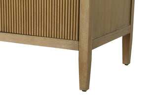 Home Living 54" Double Bathroom Vanity, Linen Oak