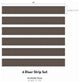 Wavelength Peel and Stick Stair Riser Strips, Dark, 48"w X 7"h, 6 Pack