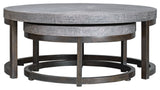 Uttermost Aiyara Gray Nesting Tables, S/2